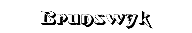 Brunswyk font preview