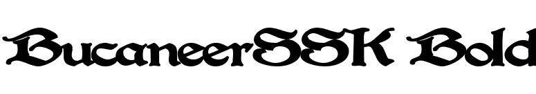 BucaneerSSK Bold font preview