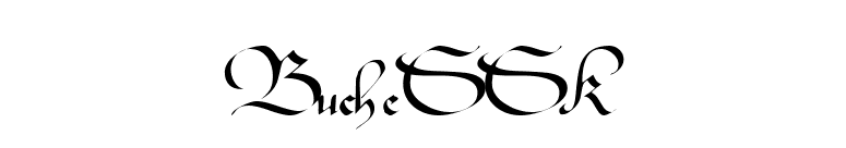 BucheSSK font preview
