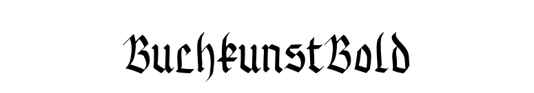 BuchkunstBold font preview