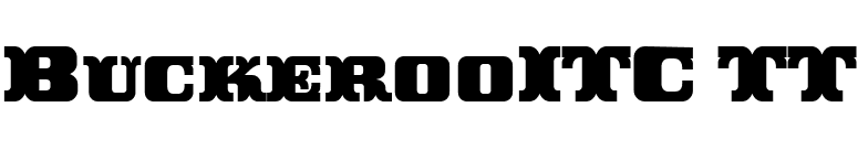 BuckerooITC TT font preview