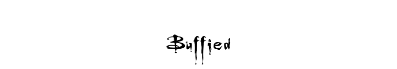 Buffied font preview