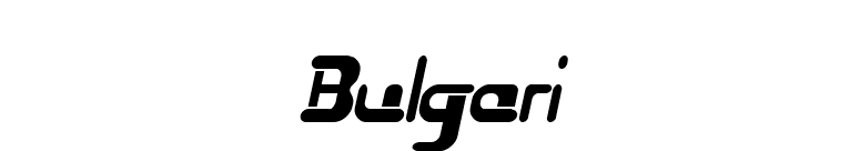 Bulgari font preview
