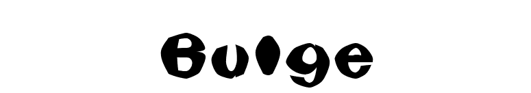 Bulge font preview