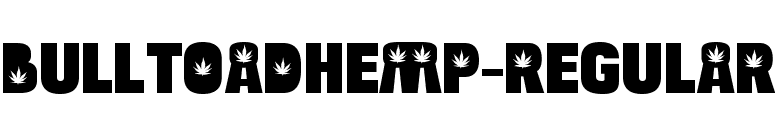 BulltoadHemp-Regular font preview
