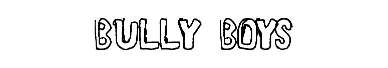 BULLY BOYS font preview