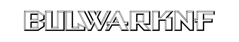 BulwarkNF font preview