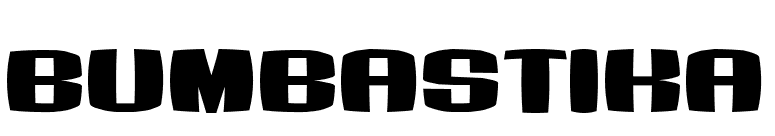 Bumbastika font preview