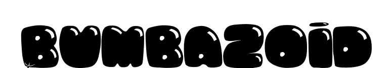 Bumbazoid font preview