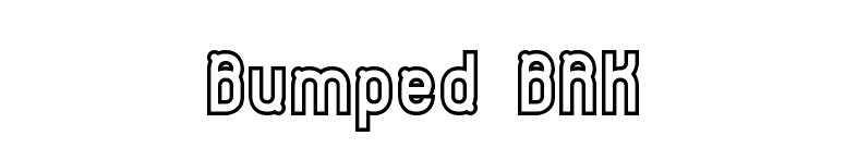 Bumped BRK font preview