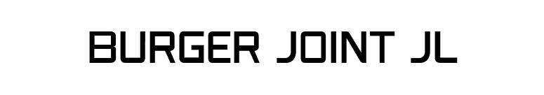 Burger Joint JL font preview