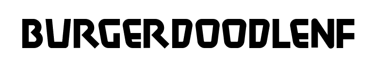 BurgerDoodleNF font preview