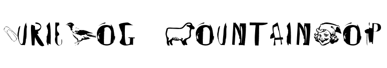 BurieDog-MountainTop font preview