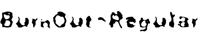 BurnOut-Regular font preview