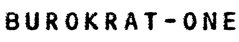 Burokrat-One font preview