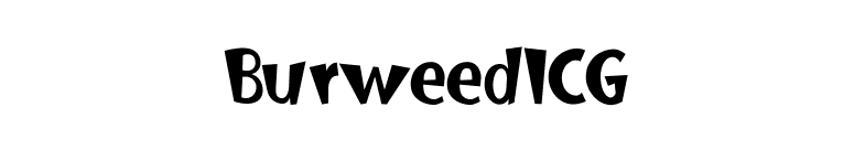 BurweedICG font preview