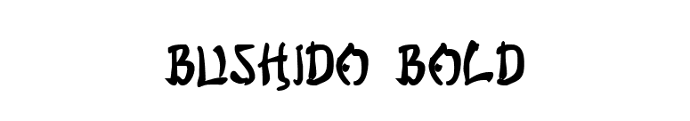 Bushido Bold font preview