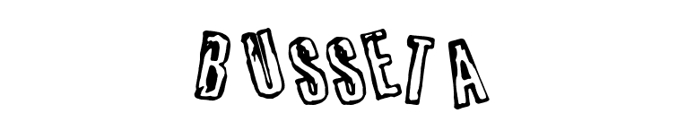 busseta font preview