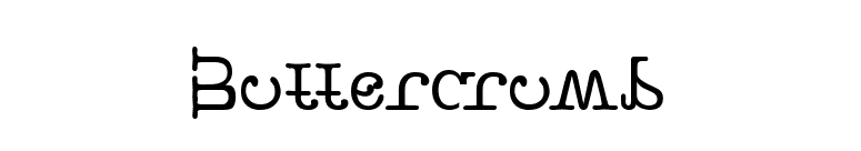Buttercrumb font preview