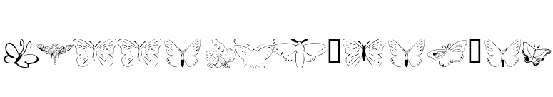 ButterflyHeaven font preview