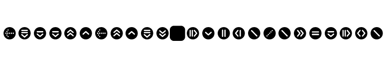 ButtonBonus-CircleNegative font preview