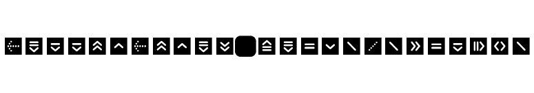 ButtonBonus-SquareNegative font preview