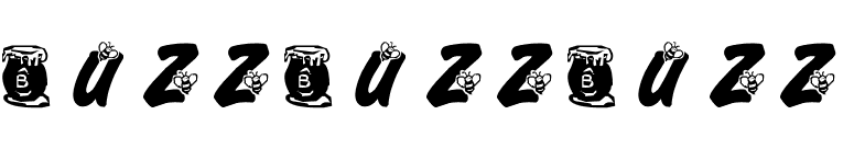 BuzzBuzzBuzz font preview