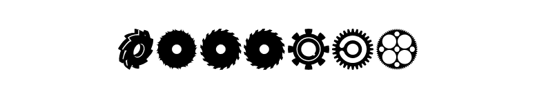 Buzzcog font preview