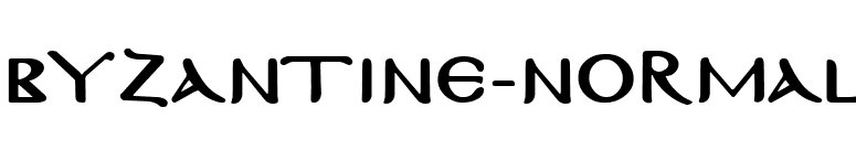 Byzantine-Normal font preview