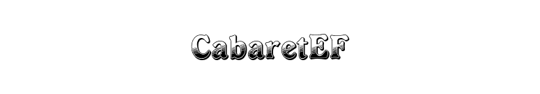 CabaretEF font preview