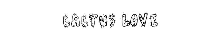 Cactus Love font preview