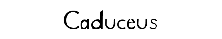 Caduceus font preview