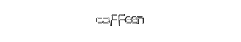 caffeen font preview