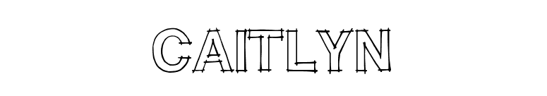 CAITLYN font preview