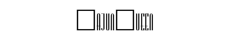 CajunQueen font preview