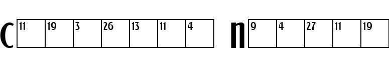 Calendar Normal font preview