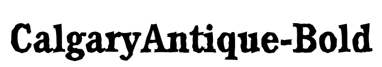 CalgaryAntique-Bold font preview