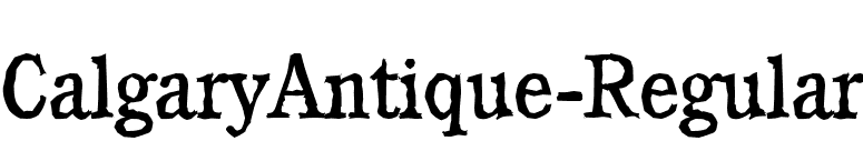 CalgaryAntique-Regular font preview