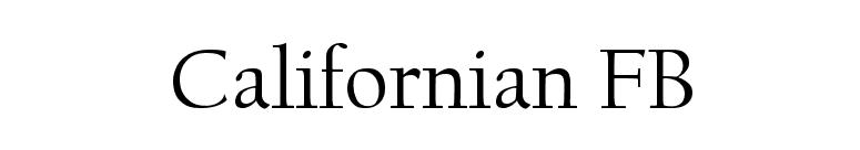 californian fb font free download mac