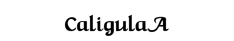 CaligulaA font preview