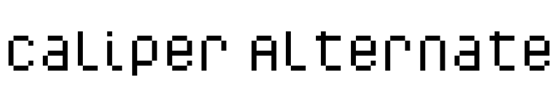 Caliper Alternate font preview