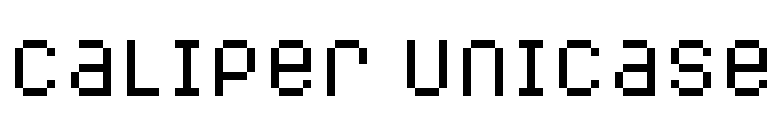 Caliper Unicase font preview