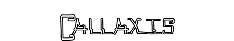 Callaxis font preview