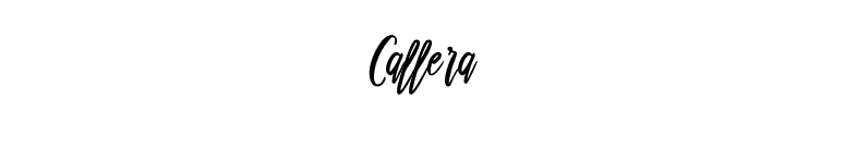 Callera font preview