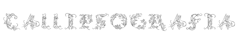 CalliPsoGrafia font preview