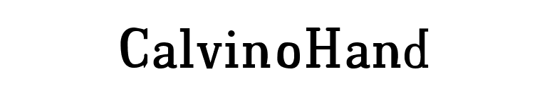 CalvinoHand font preview