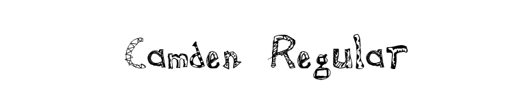 Camden Regular font preview