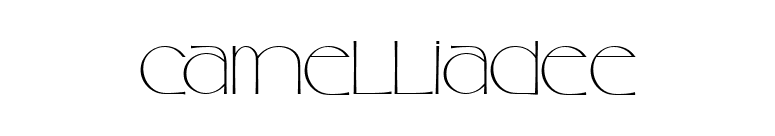 CamelliaDEE font preview