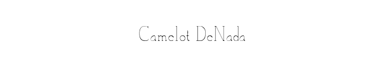 Camelot DeNada font preview