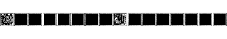 Camelot_Initials font preview